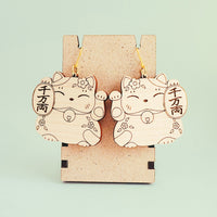 Maneki Neko Earrings