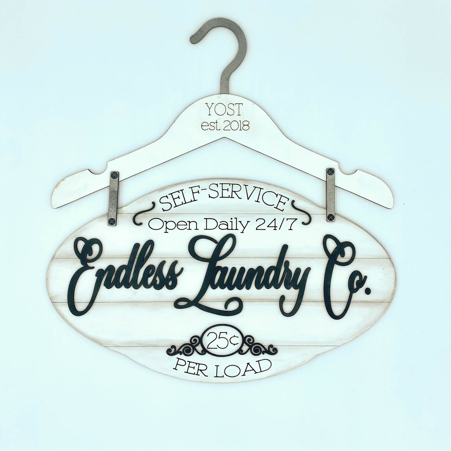 Endless Laundry Co. Sign