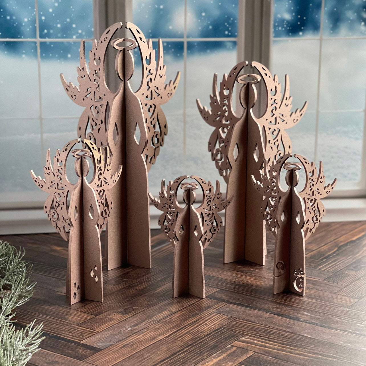 3D Angels Shelf Sitters (Set of 5)