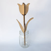 3D Tulip Flower Spring Decor - DIY Flower for Mother's Day
