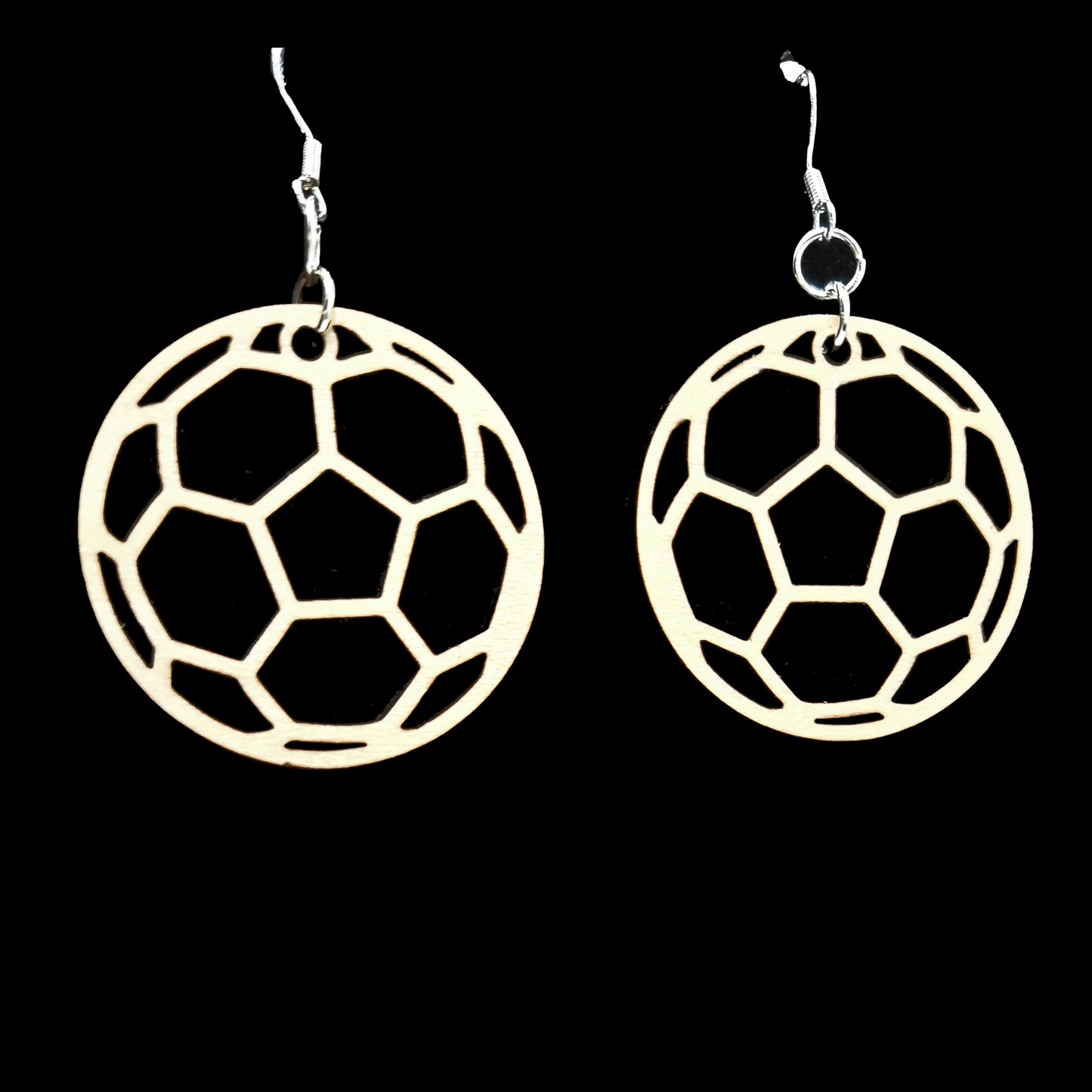 Soccer Earrings and Pendant Set