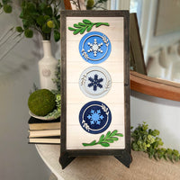 Six Seasonal Themed Interchangeable Designs Sign And Easel Version 1