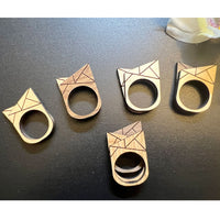 4 Stackable Geometric Rings