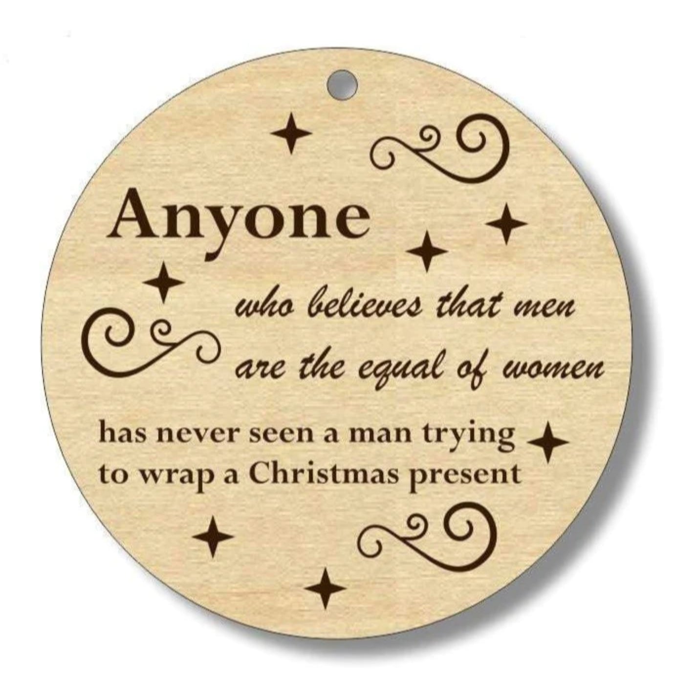 Christmas Ornaments With Quotes (Set of 5)