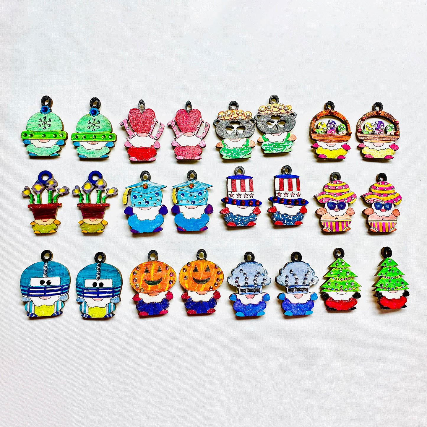 NEW** Gnome - earrings size 1.5 inch - BULK PURCHASE 10pair – My Sublimation  Superstore