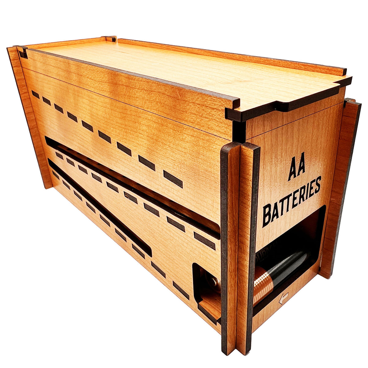 AA Battery Organizer - Holds 40 Batteries - No Glue Needed – Glowforge Shop