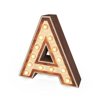 Light-up Marquee Letter Display "A"