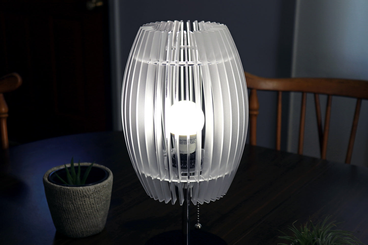 Acrylic Barrel Lamp