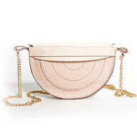 Stylish Leather Arches Handbag