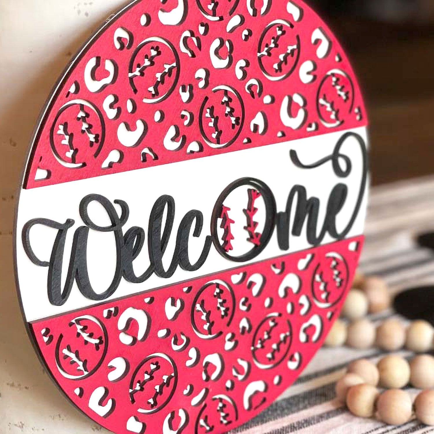 Baseball Welcome Sign – Glowforge Shop