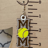 Baseball/Softball Mom Earrings - Sports Earrings (Set of 3)