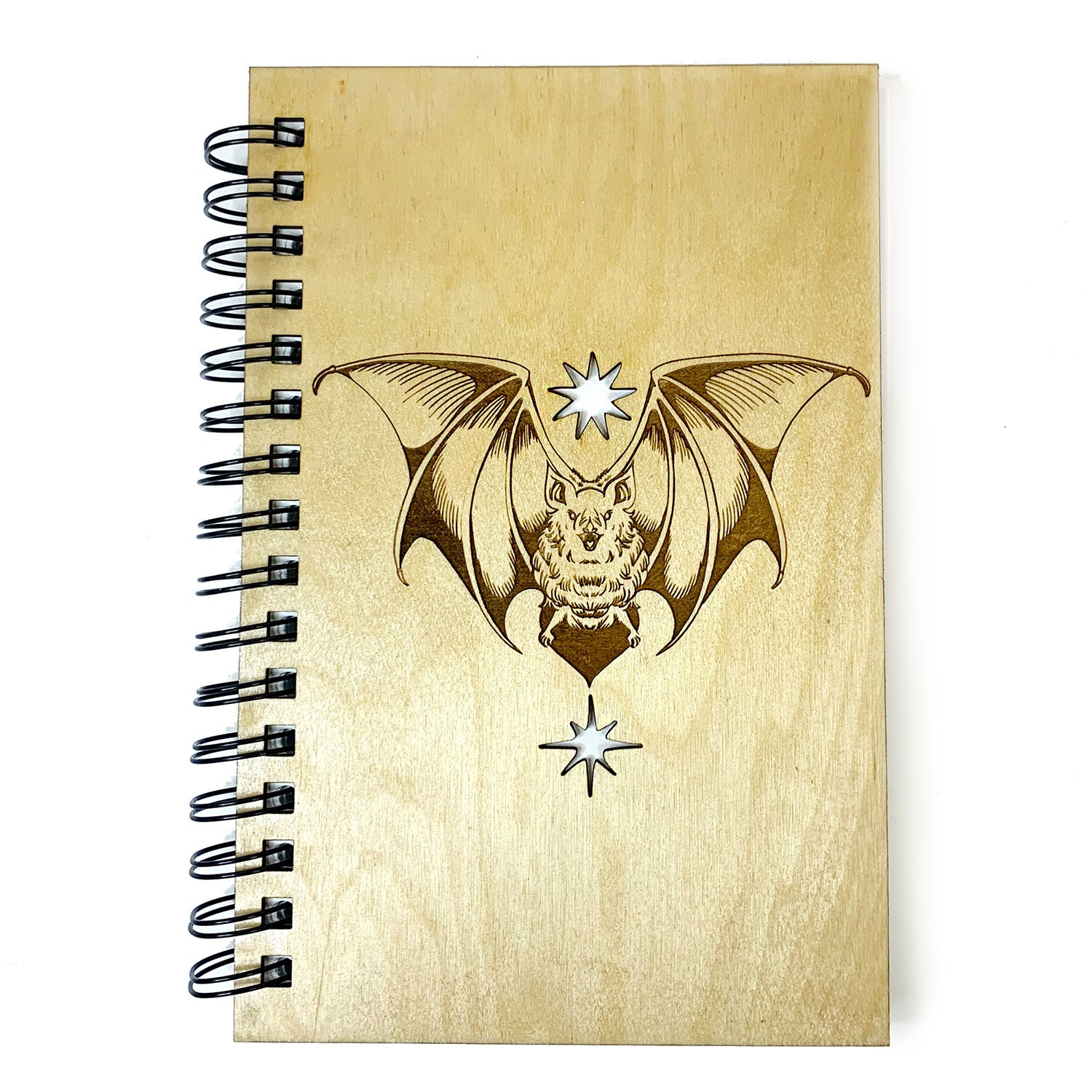 Bat Notebook Bat Sketchbook Notebook Cover – Glowforge Shop