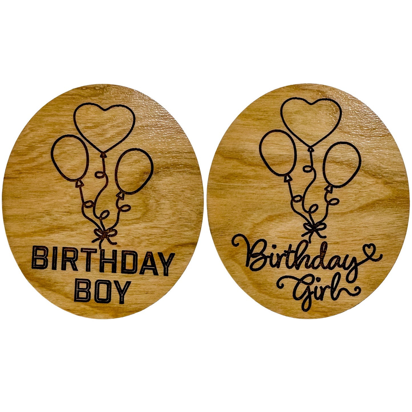 9Pcs/Set Birthday Girl Boy Waterproof Badge Sticker Decorative Stickers for  Birthday Party Badge Pin Children's Reward Sticker