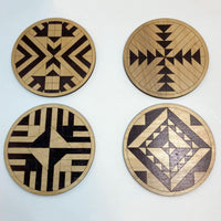 Boho Mosaic Coasters (Set of 4)