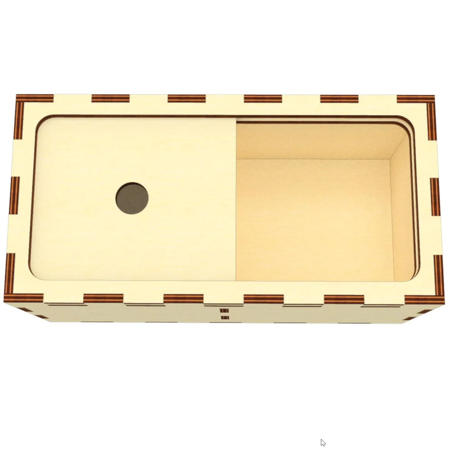 Simple Box with Slide Lid Door