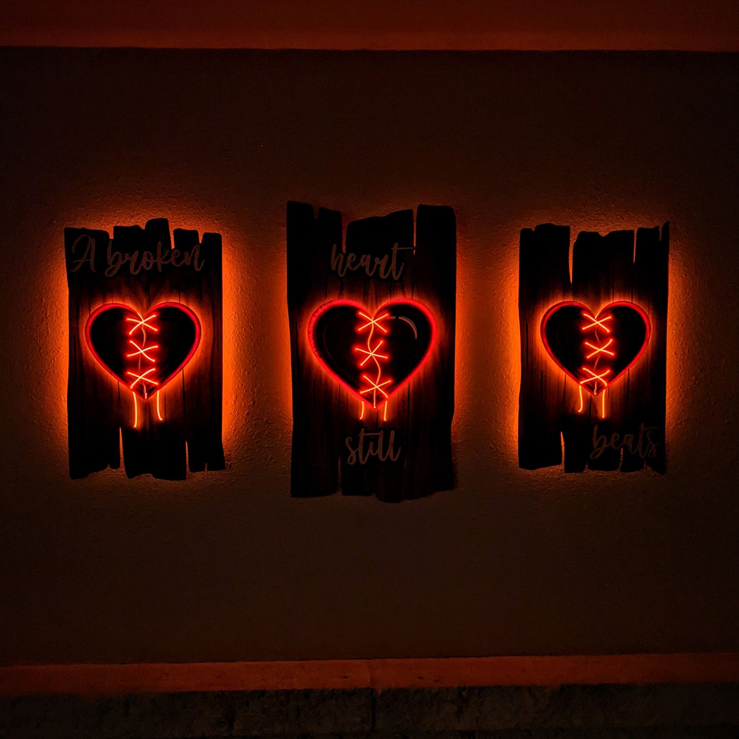 Broken Hearts Still Beat - Wall Art
