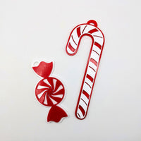 Candy Candy Cane Ornaments