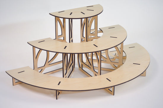 Crescent Mini Display Riser – Glowforge Shop