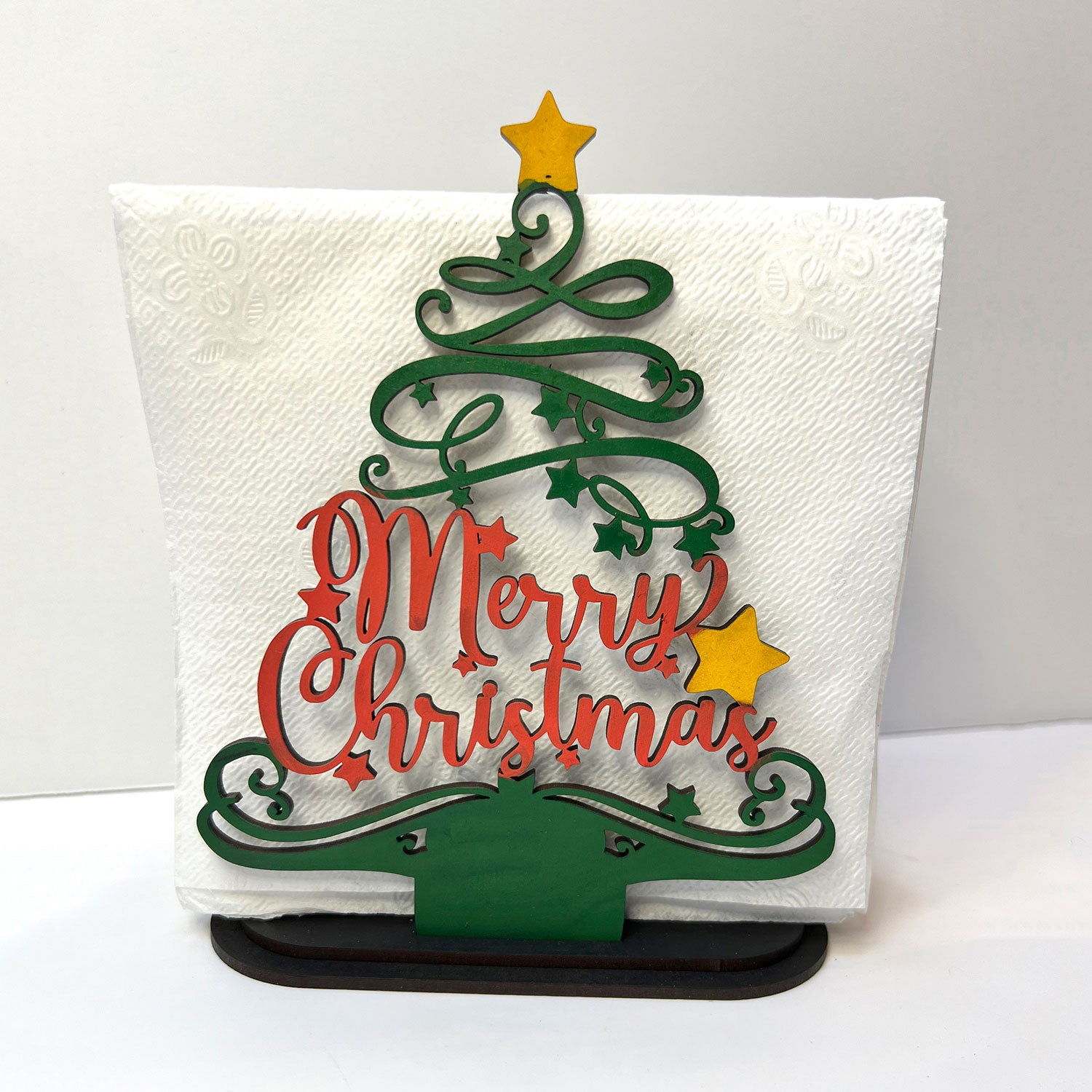 Christmas tree clearance napkin rings