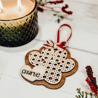 Christmas Boho Rattan Pet Ornament