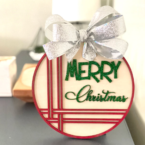 Christmas Gift Wrap Door Sign Shop