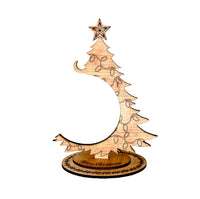 Christmas Tree Ornament Stand  (Decorated Version)