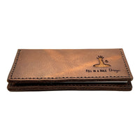 Classic Leather Checkbook Organizer