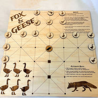 Classic Medieval Board Game: Fox & Geese