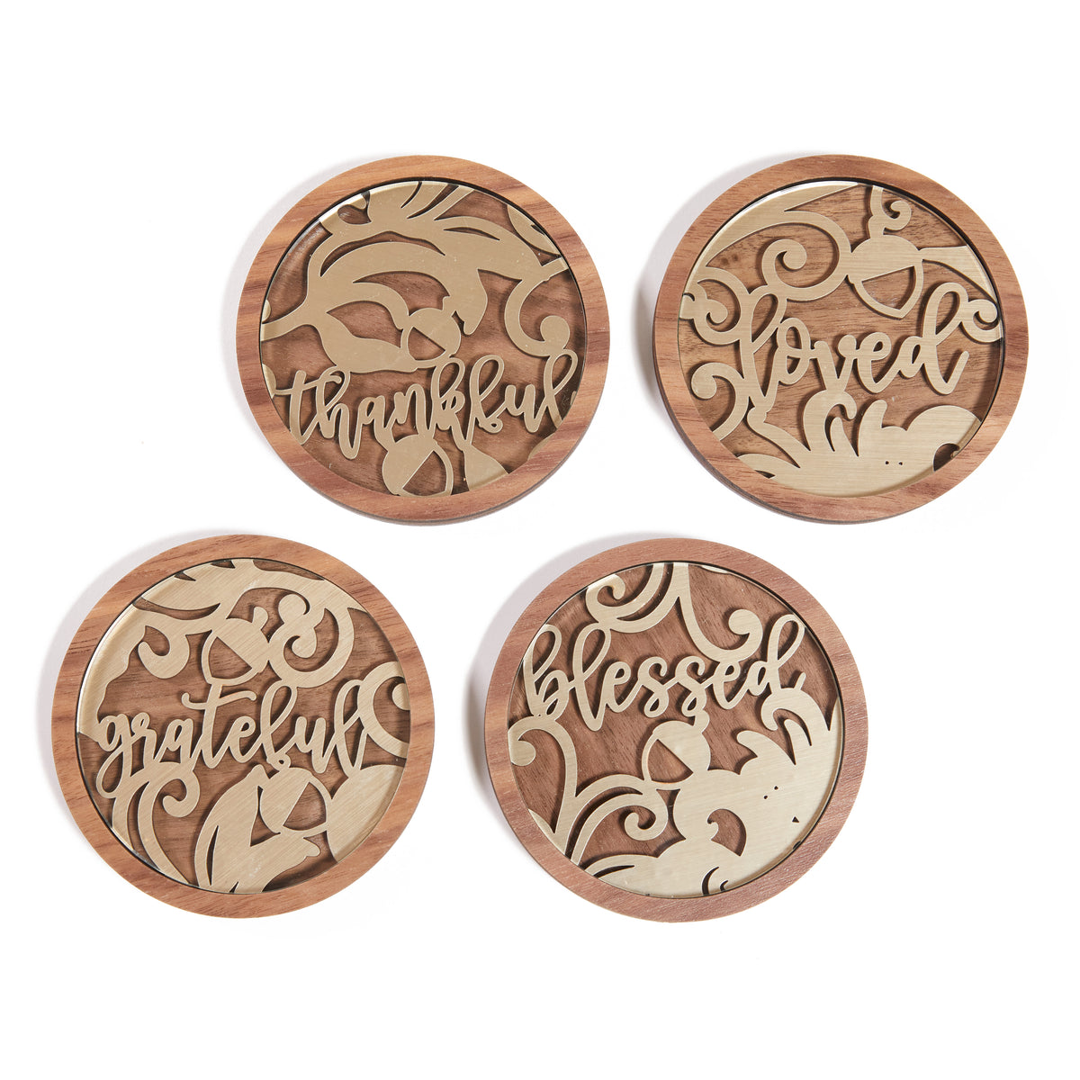 Thanksgiving Coasters Set Of 4 Glowforge Shop thanksgiving-coasters-set-of-4-glowforge-shop