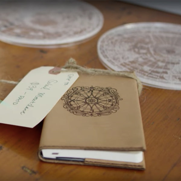 Compass Rose Notebook Cover (Glowforge Launch Video Exclusive!)