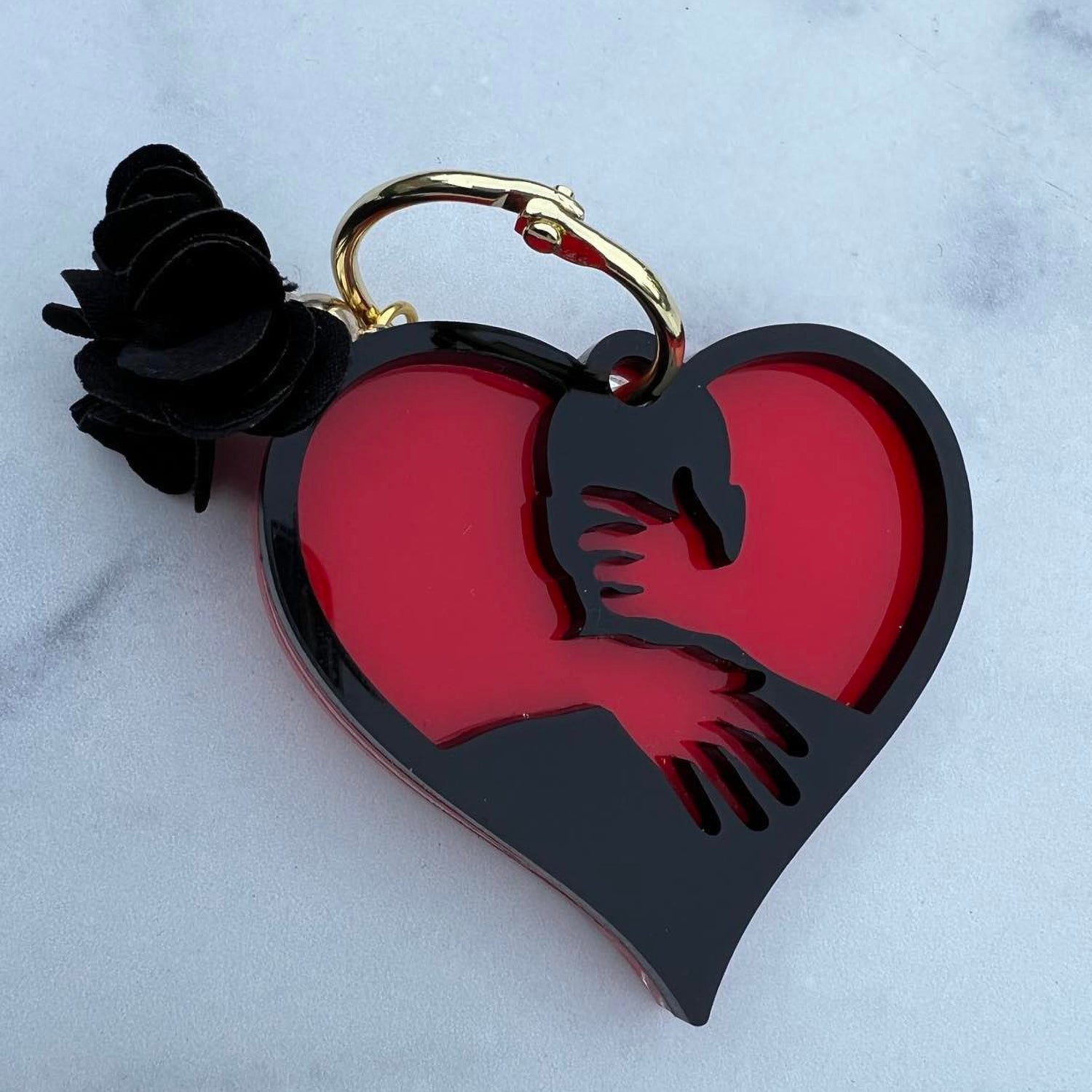 Hug Keychain Couple's Hug Keychain – Glowforge Shop