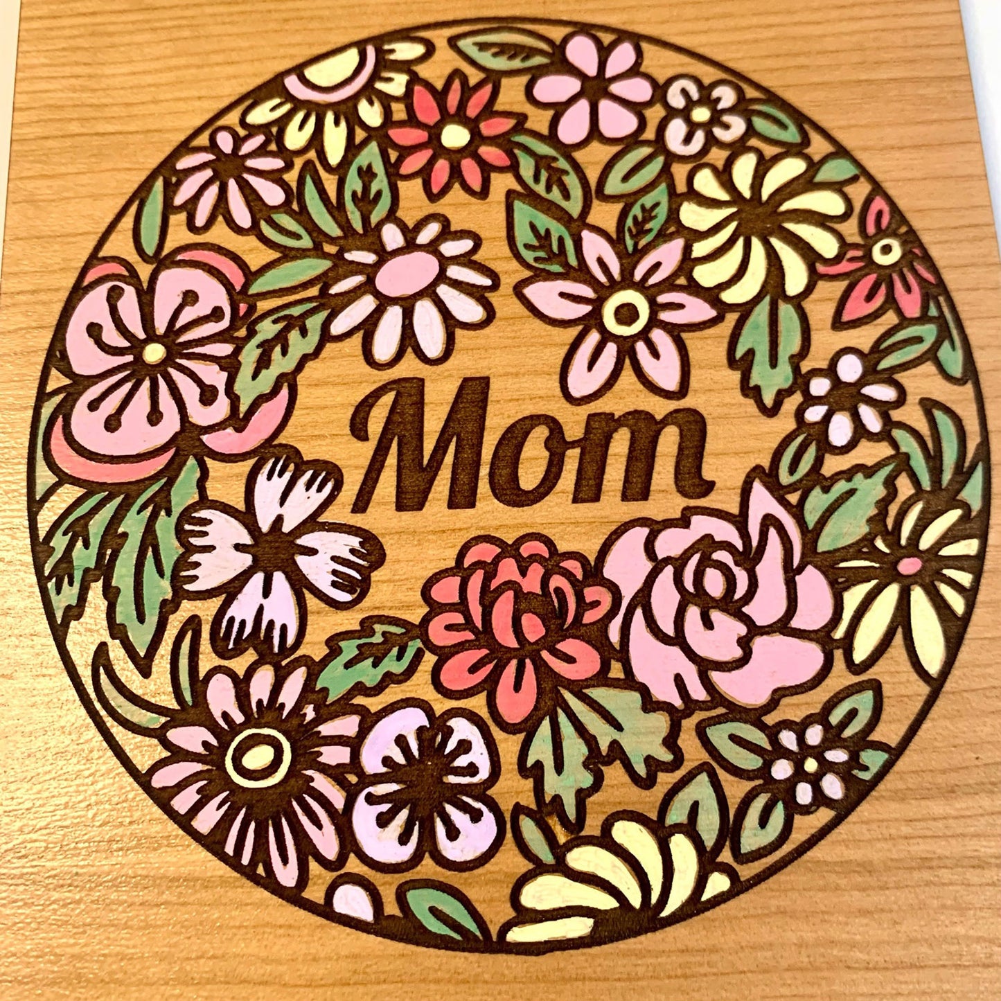 Customizable Floral Mother's Day Card