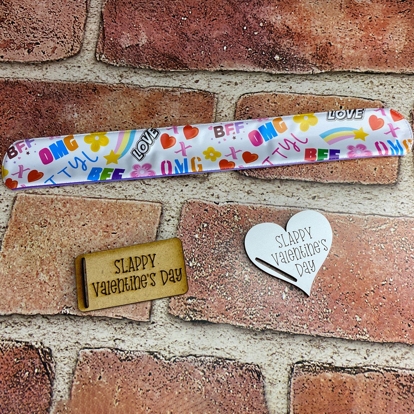 Customizable Slap Bracelet Party Holder Gift Tags (Set of 4)