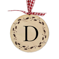 Customizable Pine Needle and Snow Ornament