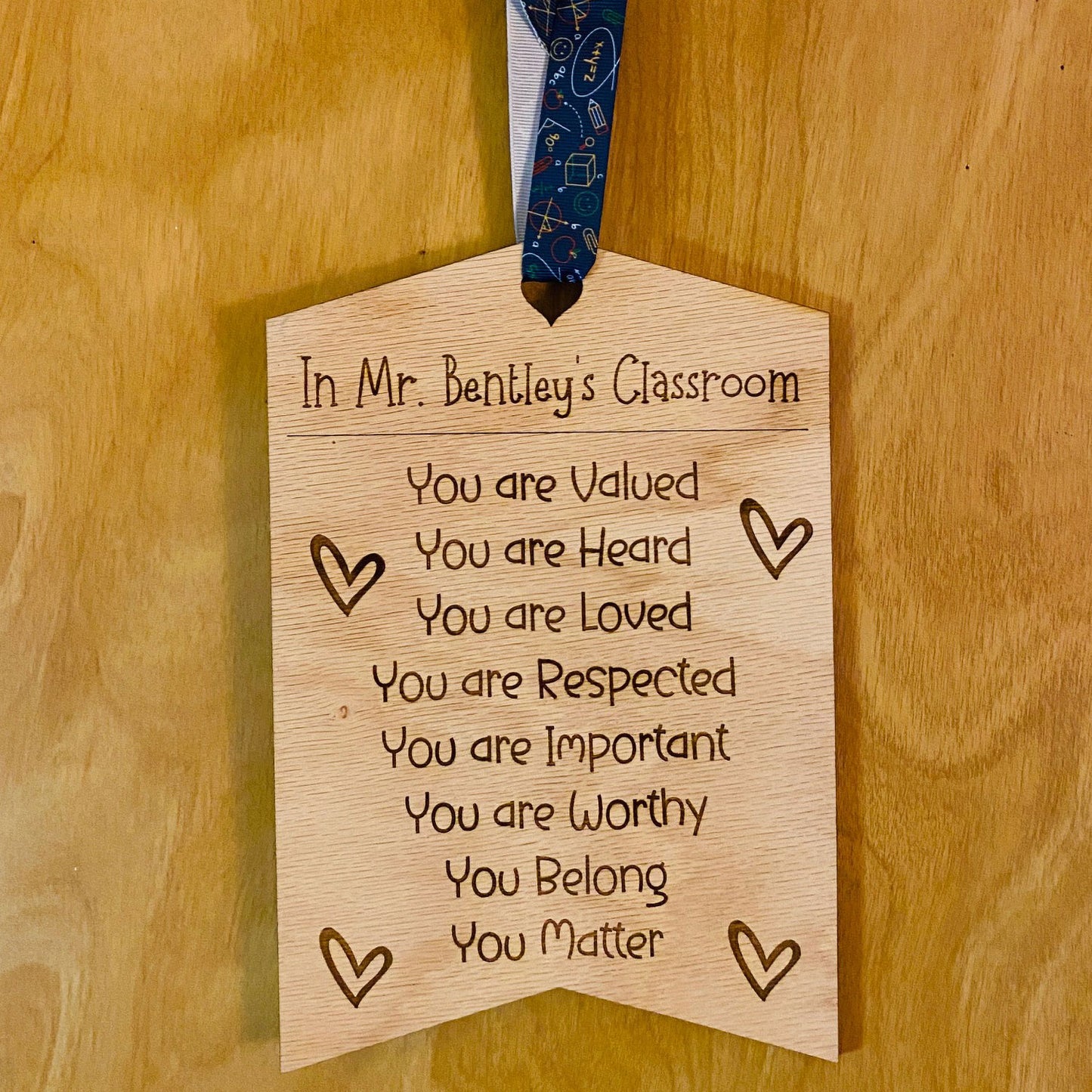 Customizable Positive Affirmation Room Sign – Glowforge Shop