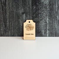 Floral "Thank You" Gift Tag