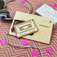 Share a Mixed Tape Popout Postcard