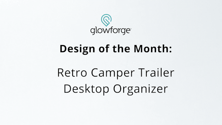 Retro Camper Trailer Desktop Organizer