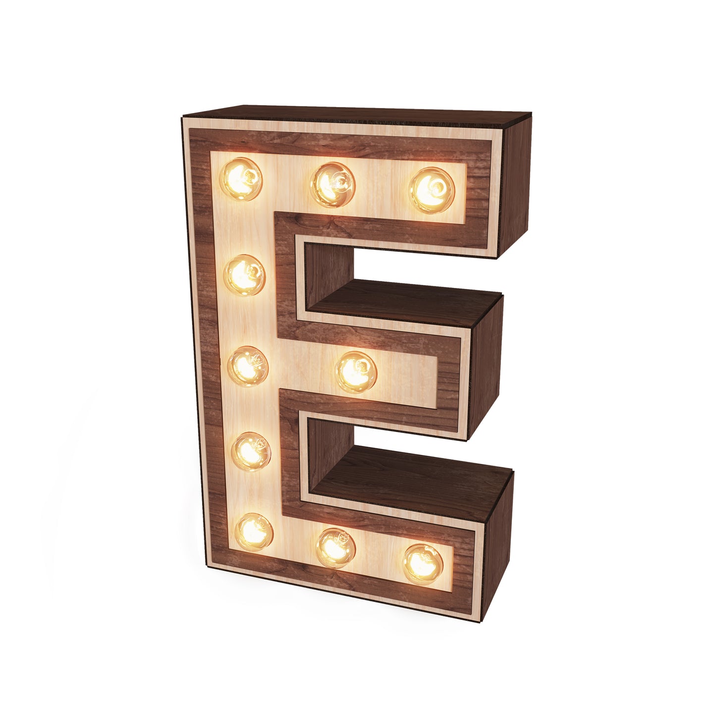 Light-up Marquee Letter Display "E"