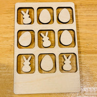 Easter Egg and Bunny Tic Tac Toe Game