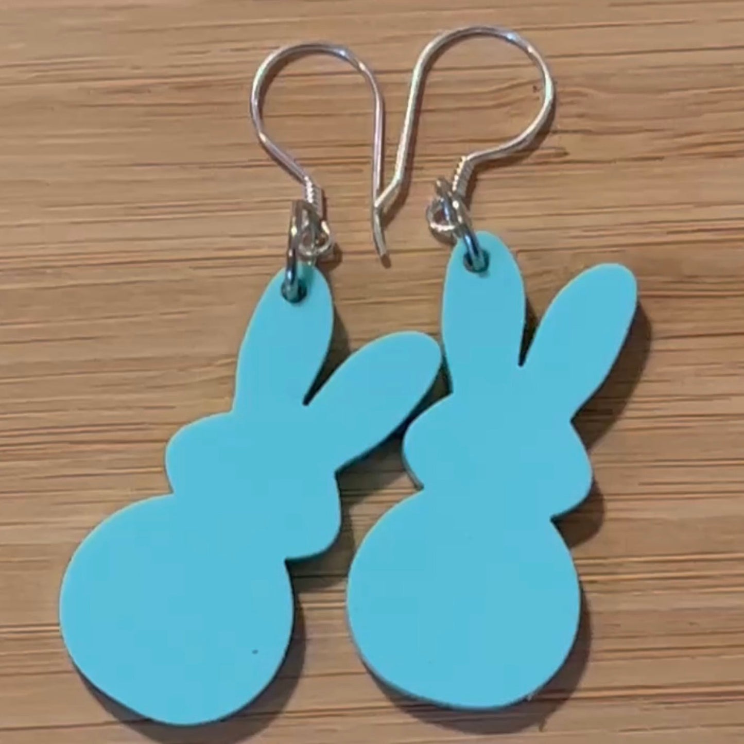 Easter Bunny Rabbit Dangle Earrings