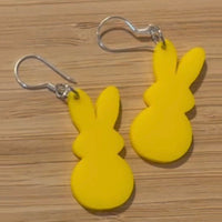 Easter Bunny Rabbit Dangle Earrings