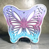 Enchanting Layered Butterfly Night Light using EL Wire - Butterfly Neon Sign
