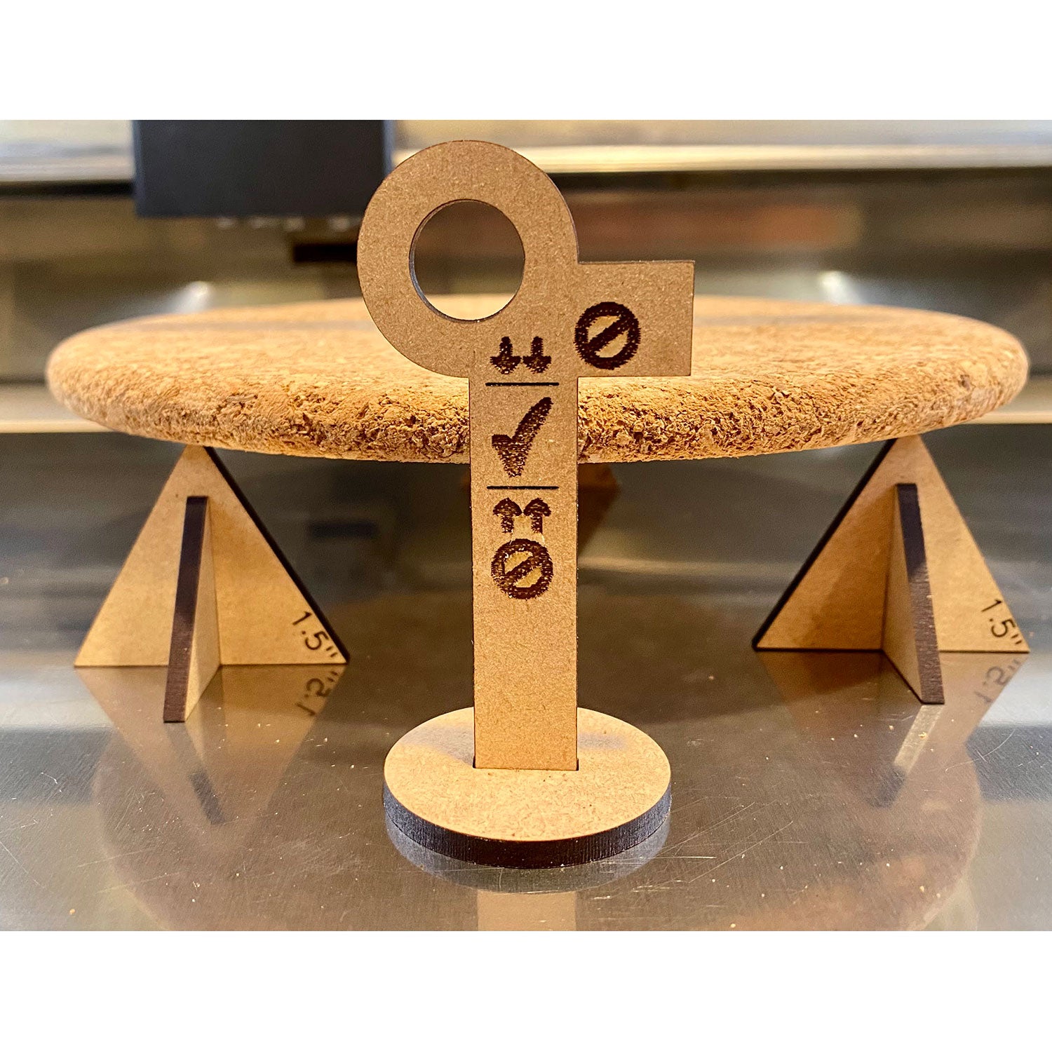 Engraving Material Support Set (Painters' Pyramids) β Glowforge Shop