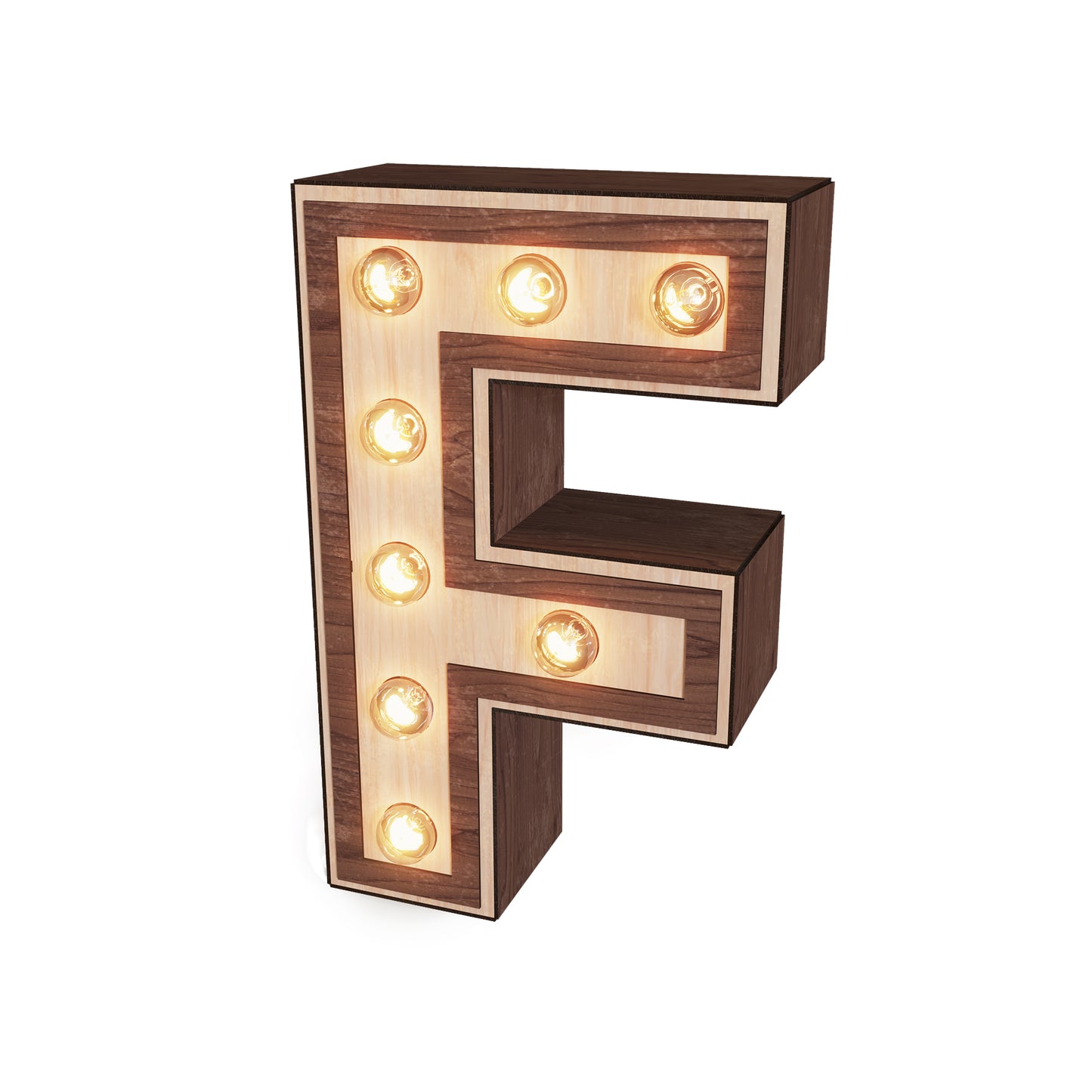 Light-up Marquee Letter Display "F"