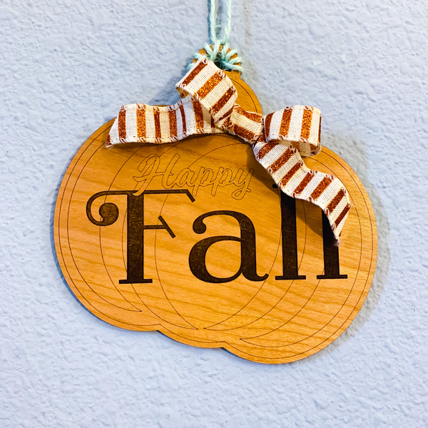 Fall Pumpkin Hanger – Glowforge Shop