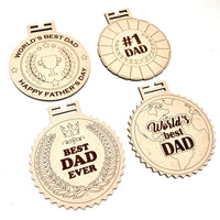 Father's Day Award Medallions (Set of 4)