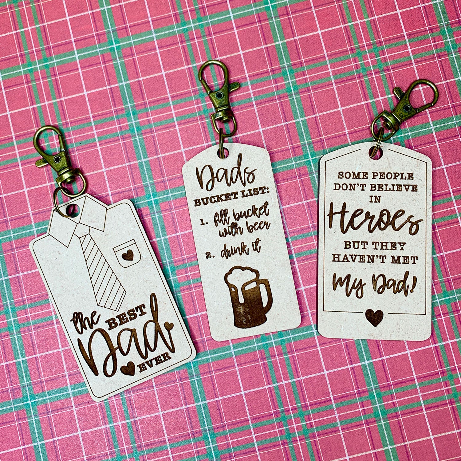 Fathers on sale day keyrings