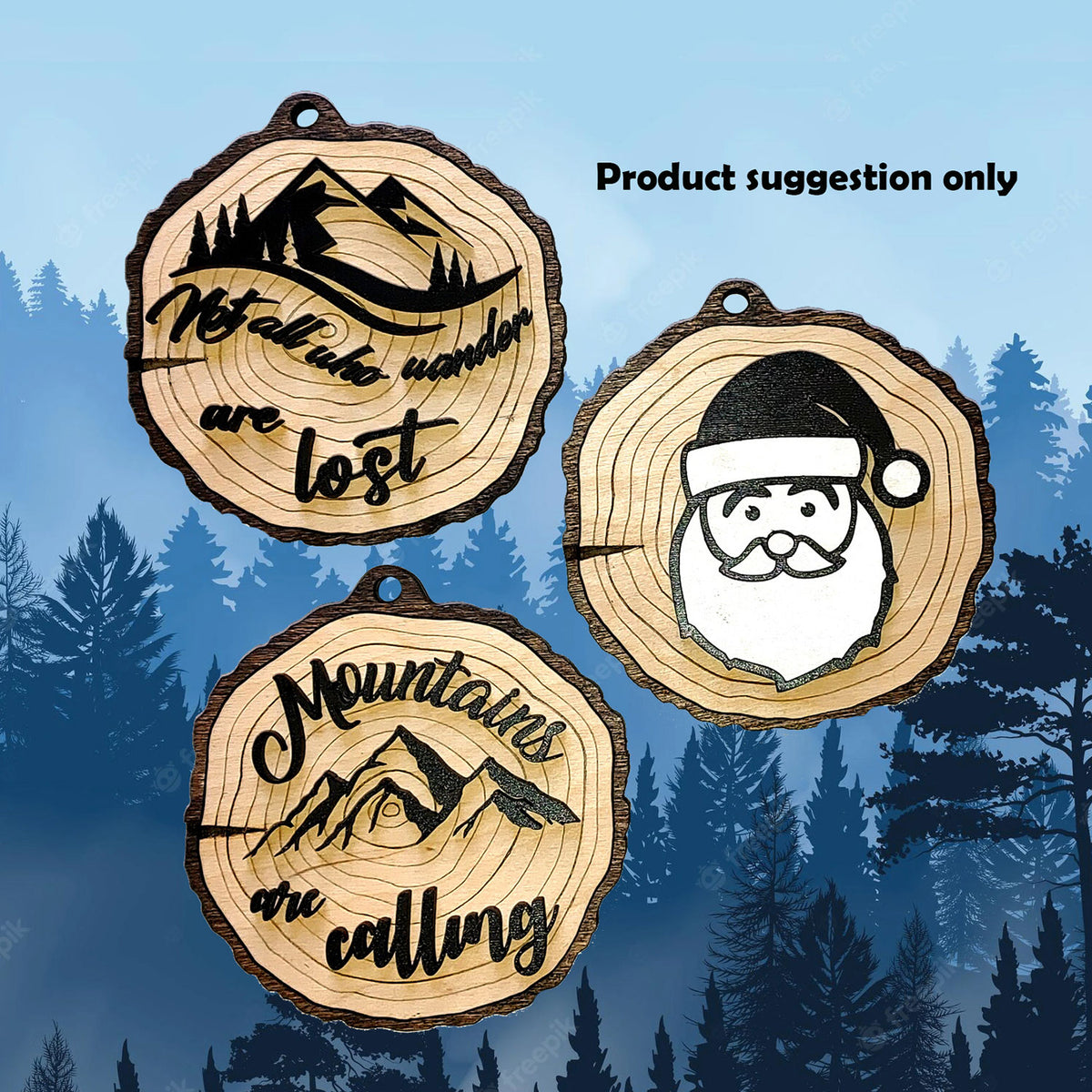 Faux Tree Rings – Glowforge Shop