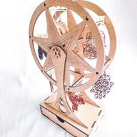 Ferris Wheel Earring Holder with Drawer